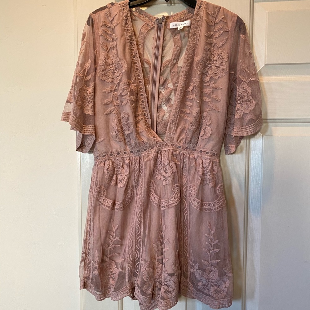 Lace Romper Shorts
